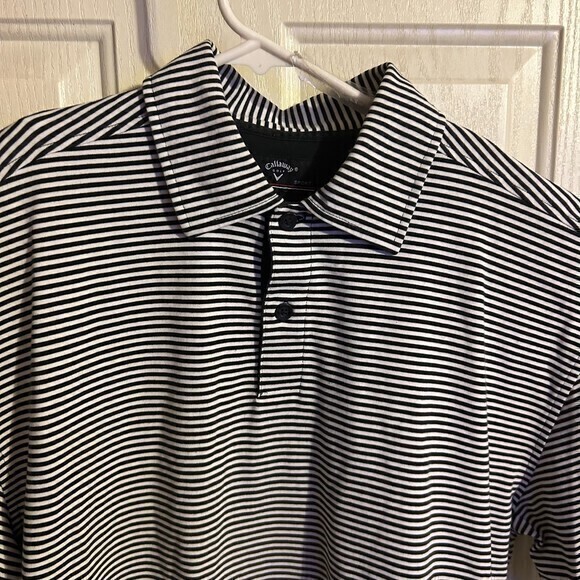 Callaway‎  Men's L Large Black Stripe szxl - Picture 1 of 5